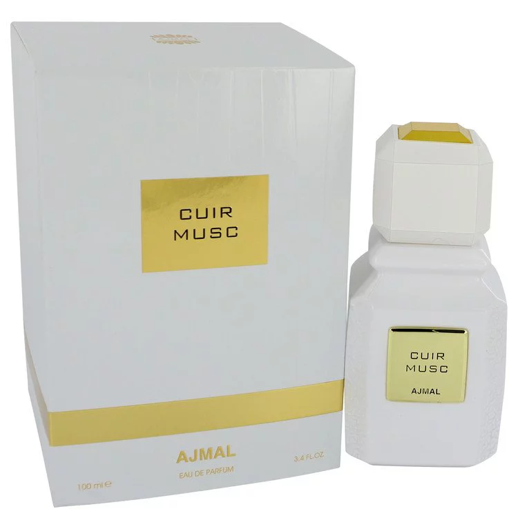 Ajmal Cuir Musc by Ajmal Eau De Parfum Spray (Unisex) 3.4 oz for Female