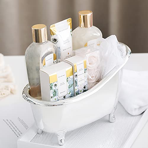 Spa Gifts for Women - Spa Luxetique Gift Baskets for Women, 8 Pcs Lavender Bath Sets for Women Gift with Bubble Bath, Lotion Gift Set, Birthday Gifts for Mom, Gift Set for Women