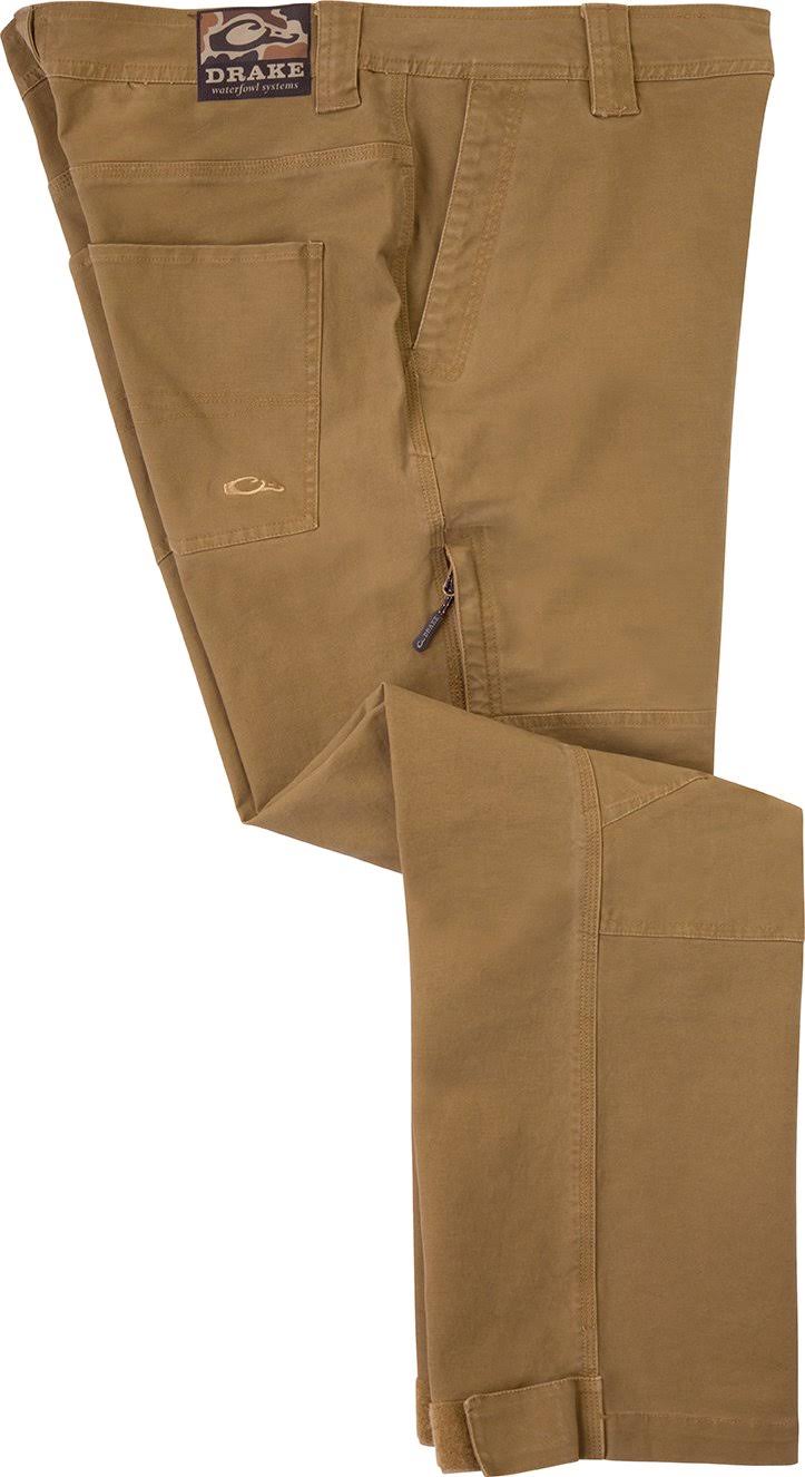 Drake Canvas Waterfowler's Pant Khaki 40 32
