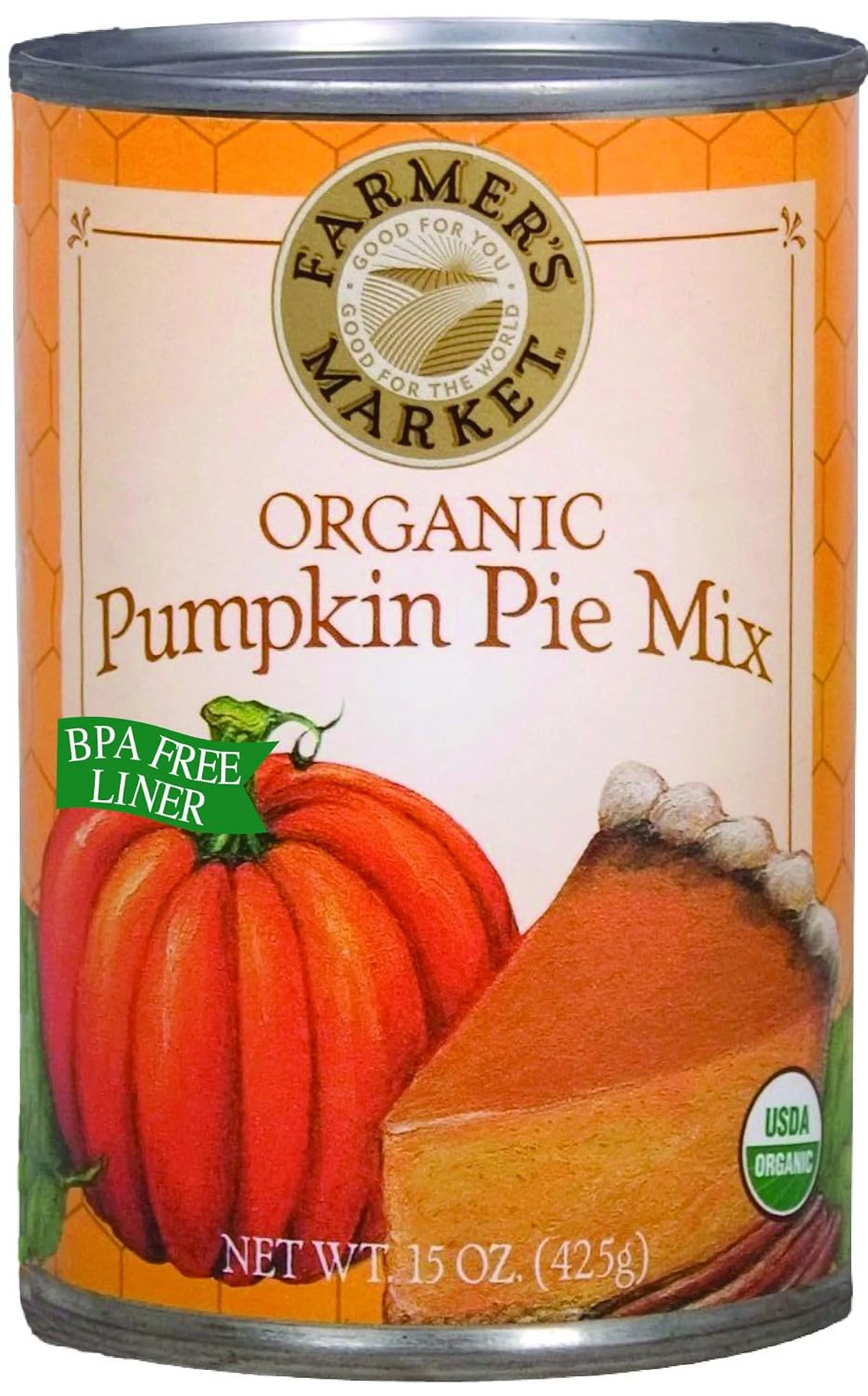 Organic Canned Pumpkin Pie Mix 15-Ounce Cans (Pack Of 12)