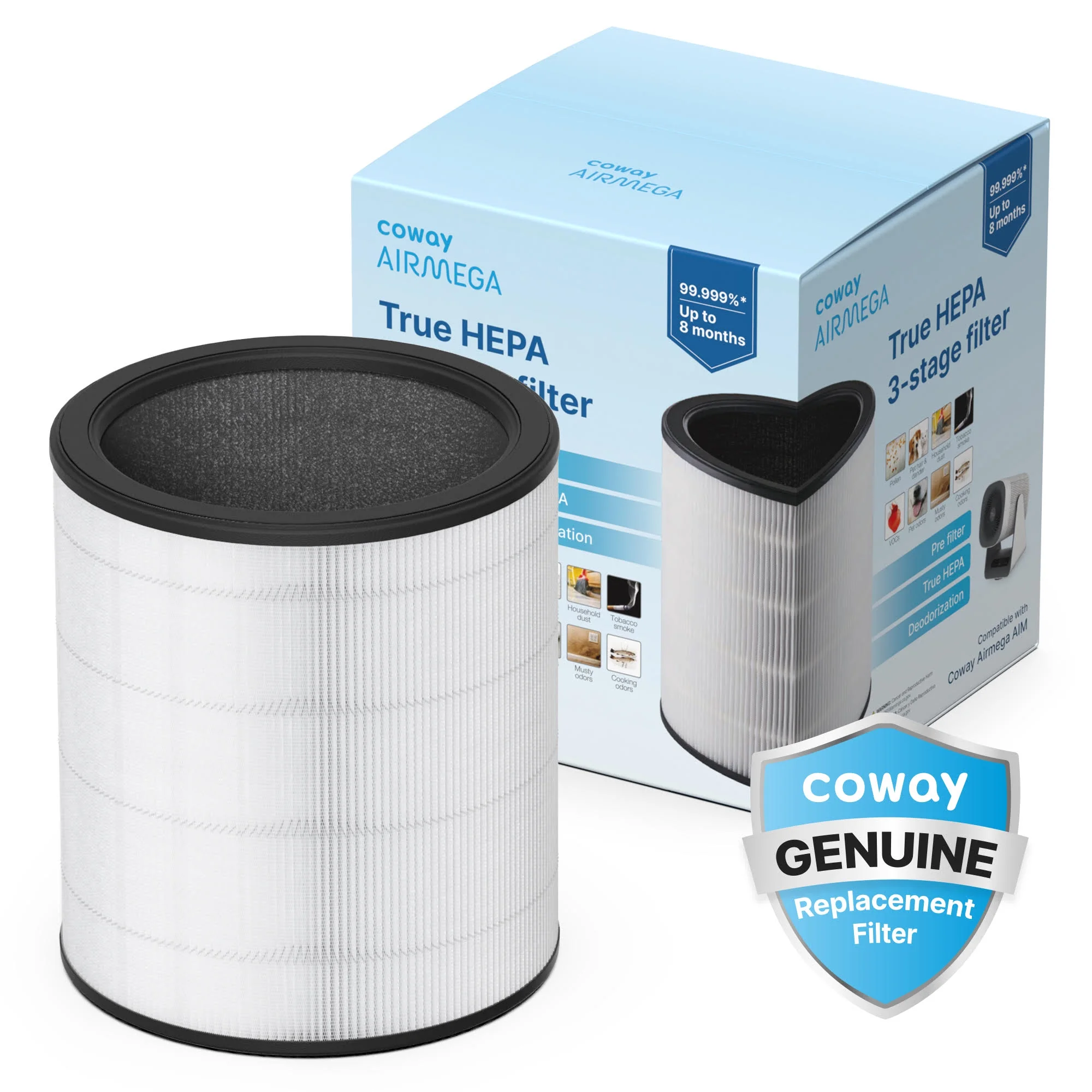 Coway Air Purifier Replacement Filter Airmega Aim (8-months average life-time)