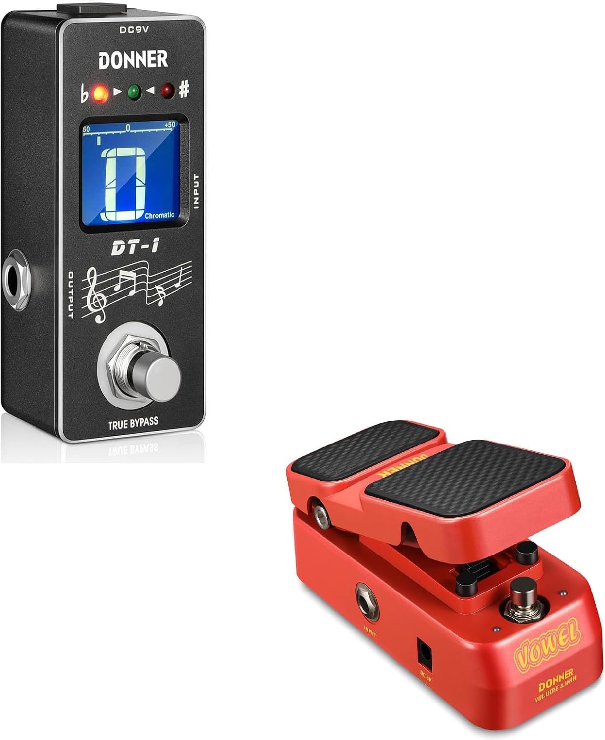 Donner Tuner Pedal-Guitar Wah Pedal