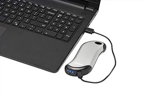 Zippo Silver HeatBank 9s Rechargeable Hand Warmer