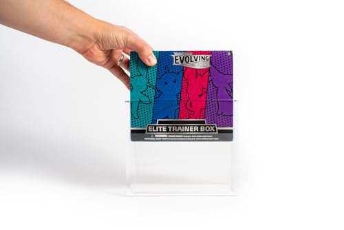 Premium ETB Magnetic Acrylic Display Case - Compatible with Pokemon Elite Trainer Box