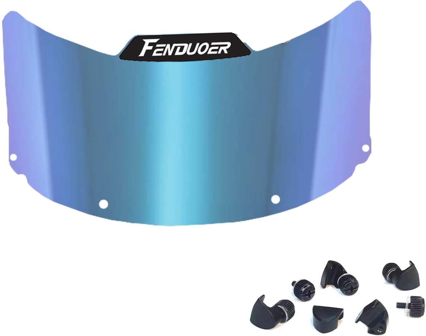 Softball/Baseball Mask Visor, Eye-Shield for All Defense Fielder’s Mask Sports Sunglasses(Clear Blue)