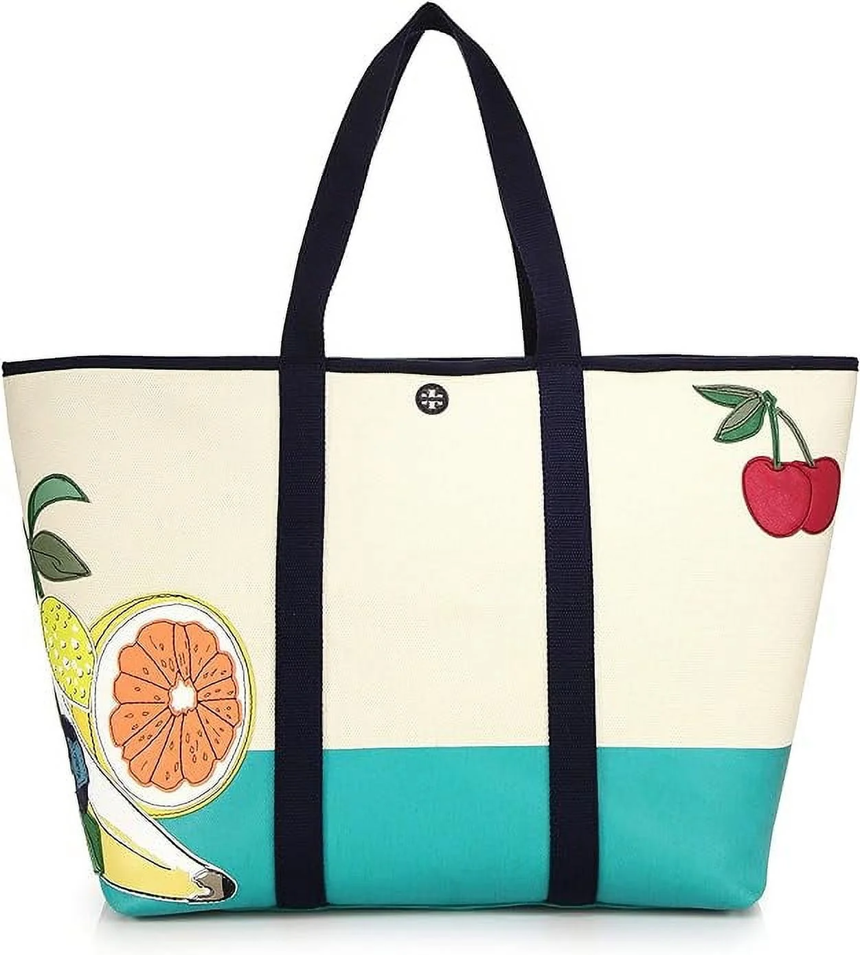 Tory Burch 36873 Penn Fruit Applique Multicolor Women's Tote Bag