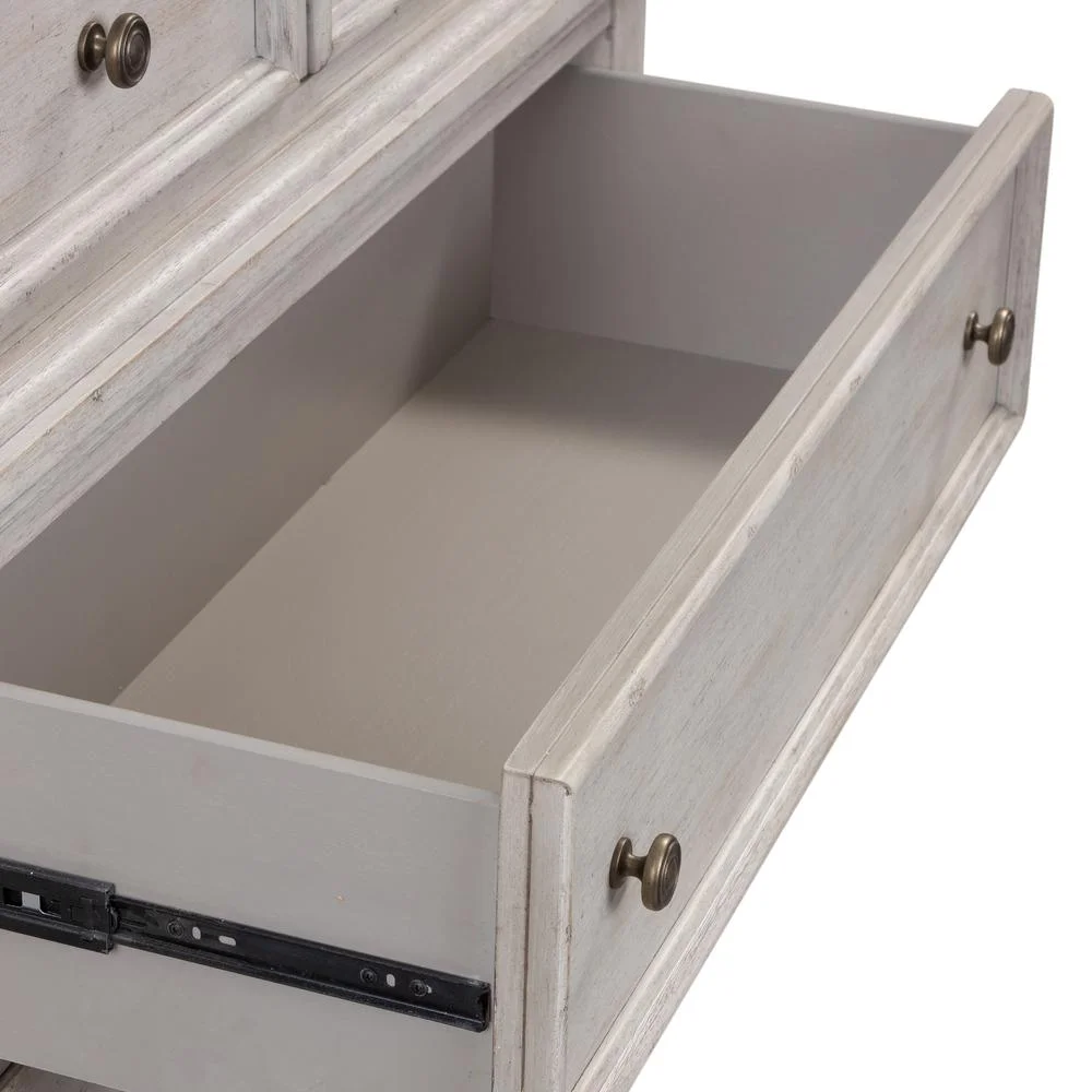 Heartland White 5 Drawer Chest
