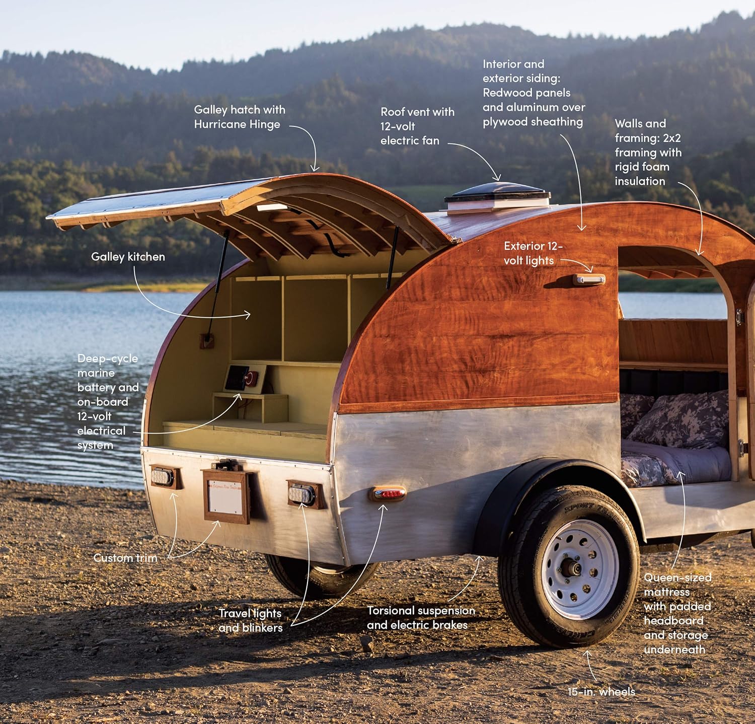 The Handmade Teardrop Trailer: Design & Build a Classic Tiny Camper from Scratch