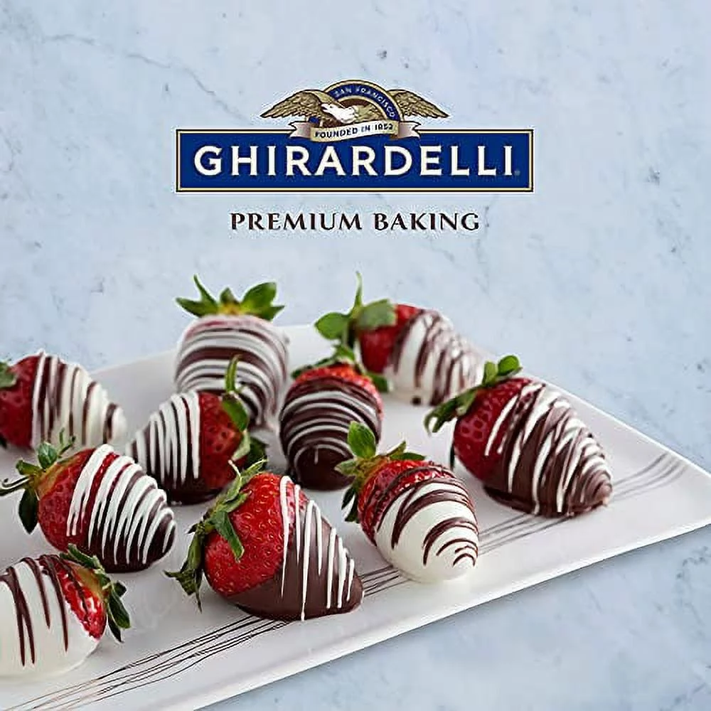Ghirardelli Candy Making and Dipping, Dark Chocolate Melting Wafers, 10 Ounce Bag (Pack of 2)