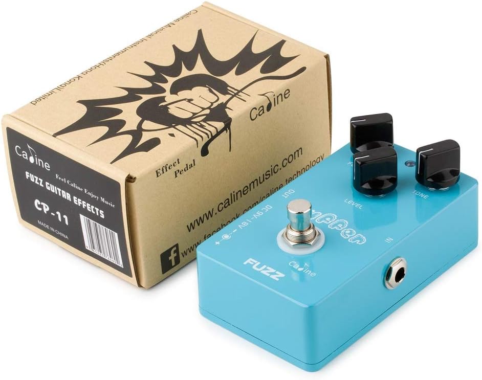 Caline Puffer Fuzz Electric Guitar Effects Pedal Blue CP-11