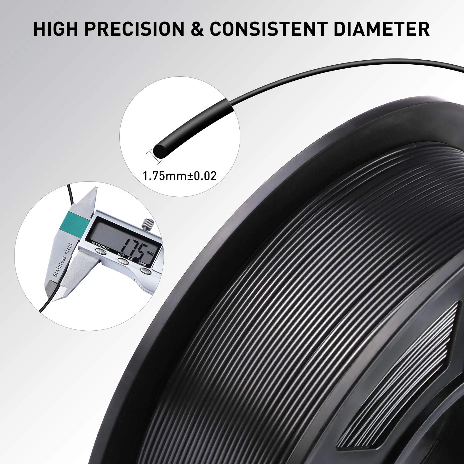 Anycubic Kobra Black Max FDM 3D Printer, Smart Auto Leveling with Self-Developed ANYCUBIC LeviQ Leveling+1 kg PLA