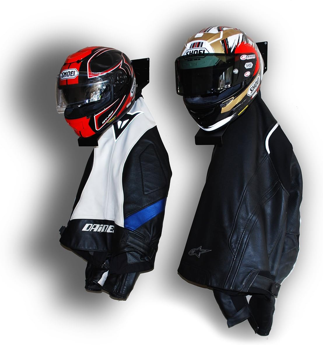 Motorcycle Helmet Holder - Helmet Wall Mount - Helmet Rack - Helmet Display - Helmet Storage Rack - Made in USA