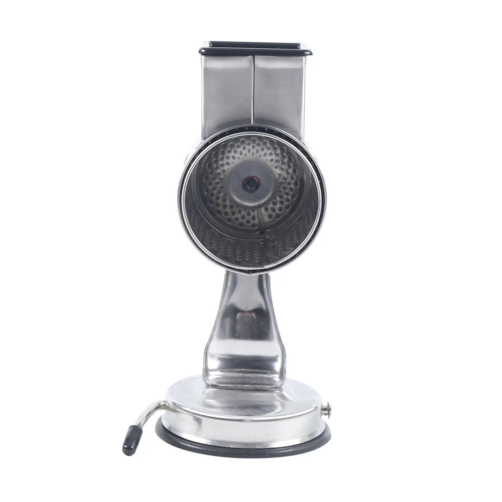 Stainless Steel Food Grater Rotary Drum Slicer Shredder Grinder with 5 Blades