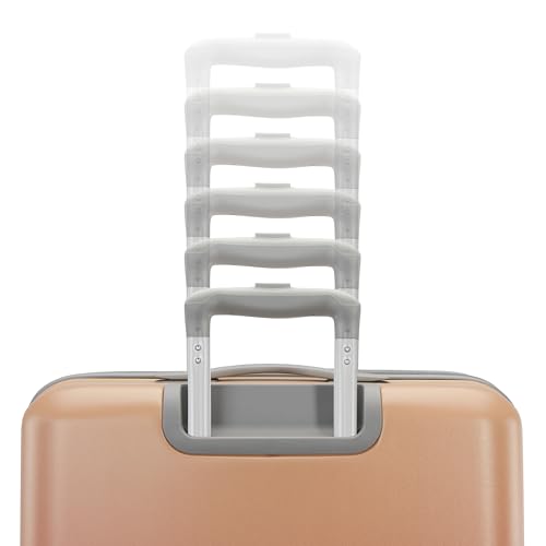 American Tourister Moonlight Hardside Expandable Luggage with Spinner Wheels, Blue Terazzo, 2-Piece Set (20/28)