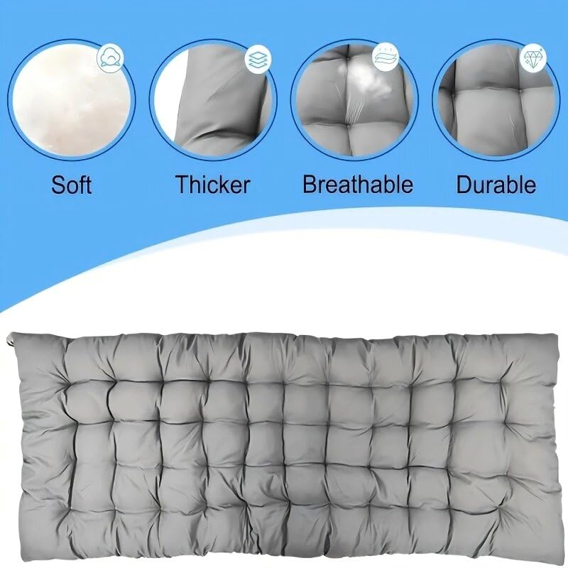 Leo IRis Portable Folding Camping Cot, Oversize Adjustable 5-Position Adults Reclining Lounge Chairs with Pillow, Heavy Duty Oxford Cloth 600D with Mattress (Gray - Upgrade Bed (with Mat))