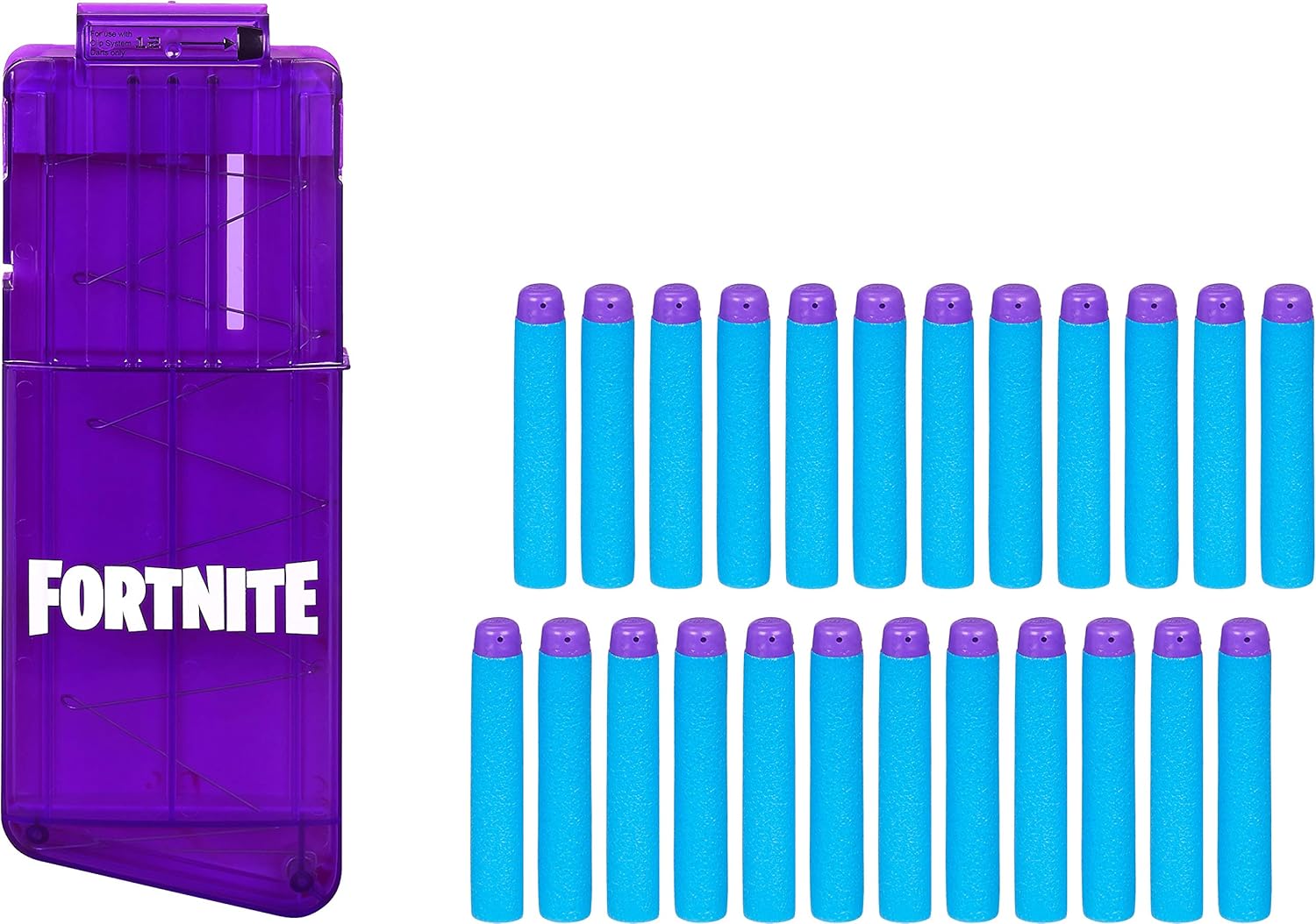 Nerf Fortnite 12-Dart Clip & 24 Official Elite Darts - Refill Pack for Fortnite Elite Blasters - for Youth, Teens, Adults