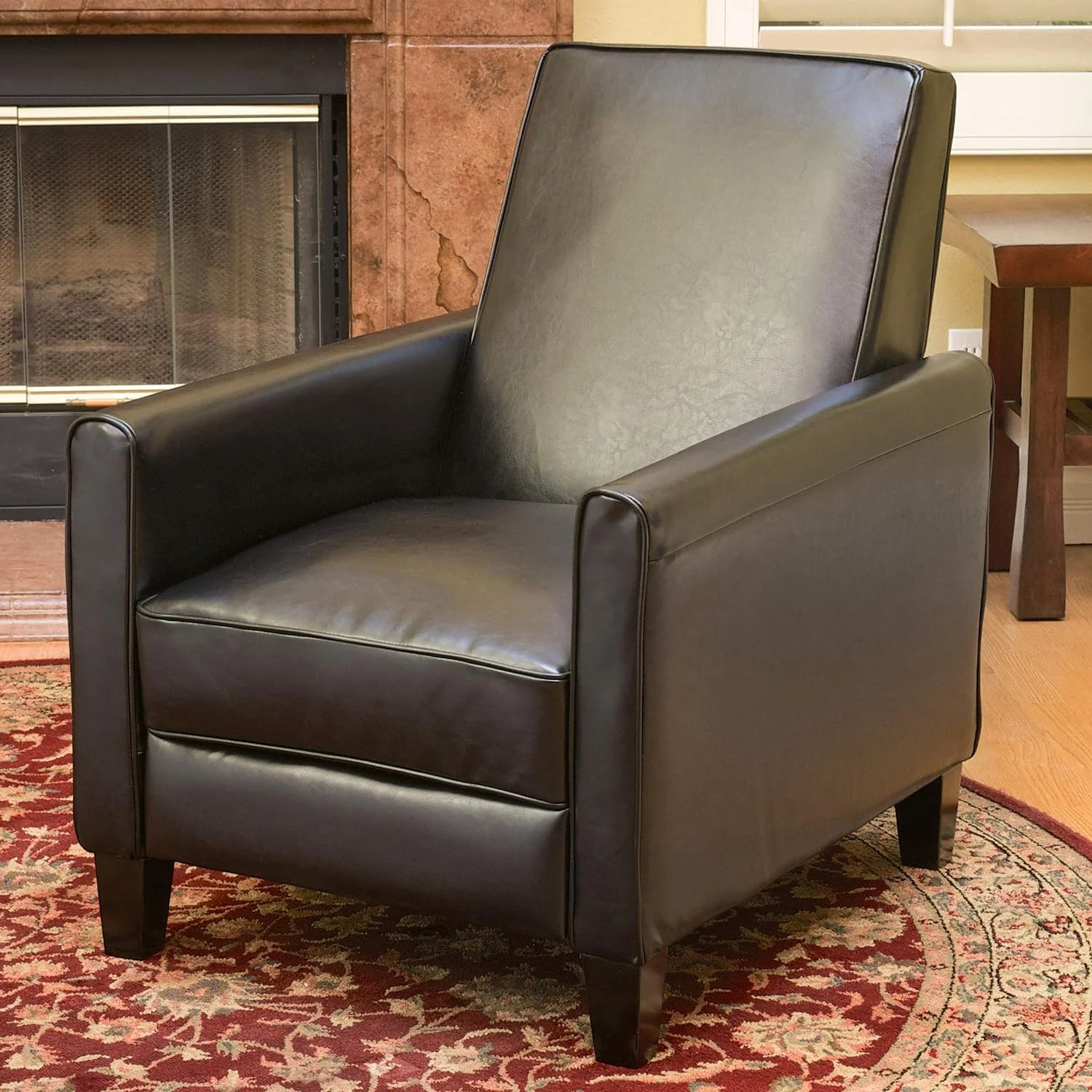 Leather Recliner | Perfect For Home Or Office | Ideal Furnishing Option For Smaller Living Spaces
