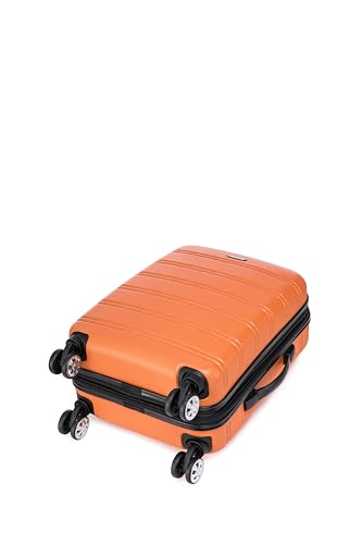 Rockland Melbourne Hardside Expandable Luggage with Spinner Wheels, 2TONENAVY, 2 Piece (20/28)