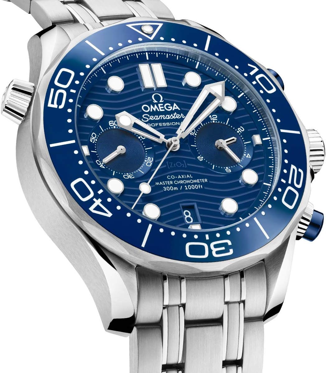 Omega Diver 300M Co‑Axial Master Chronometer Chronograph 44mm Watch 210.30.44.51.03.001