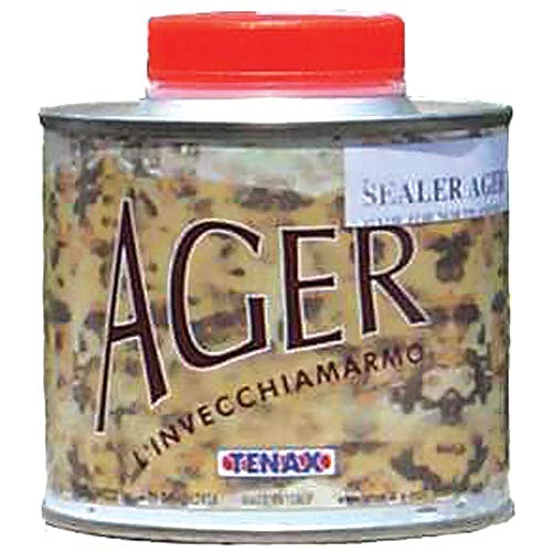 Tenax AGER Color Enhancing Granite Sealer, Marble Sealer, Stone Sealer - 1/4 Liter (Pack of 4)