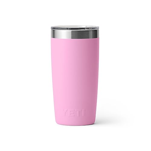 YETI Rambler 10 oz Tumbler, Stainless Steel, Vacuum Insulated with MagSlider Lid, Firefly Yellow
