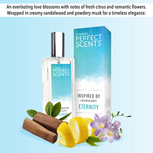 Perfect Scents Fragrances | Eternity | Women’s Eau de Toilette | Vegan, Paraben Free | Never Tested on Animals | 2.5 Fluid Ounces White (Pack of 1)