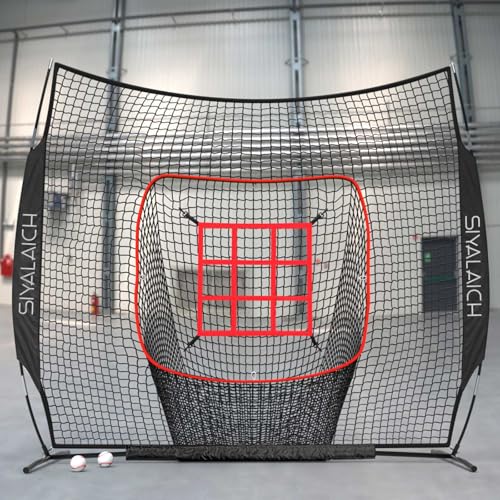7 x 7 ft Baseball & Softball Hitting Net,Pitching Swing Practice net