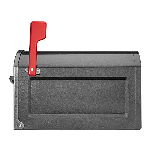 Architectural Mailboxes 5007262 12 x 14 x 18.3 in. Centennial Galvanized Steel Post Mounted Mailbox, Pewter