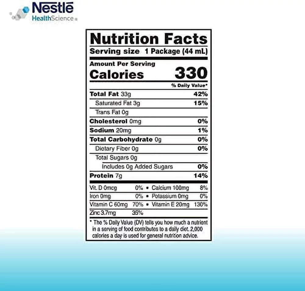 Nestle Resource Benecalorie Protein Liquid Supplement, 1.5 Oz, 24 Ct