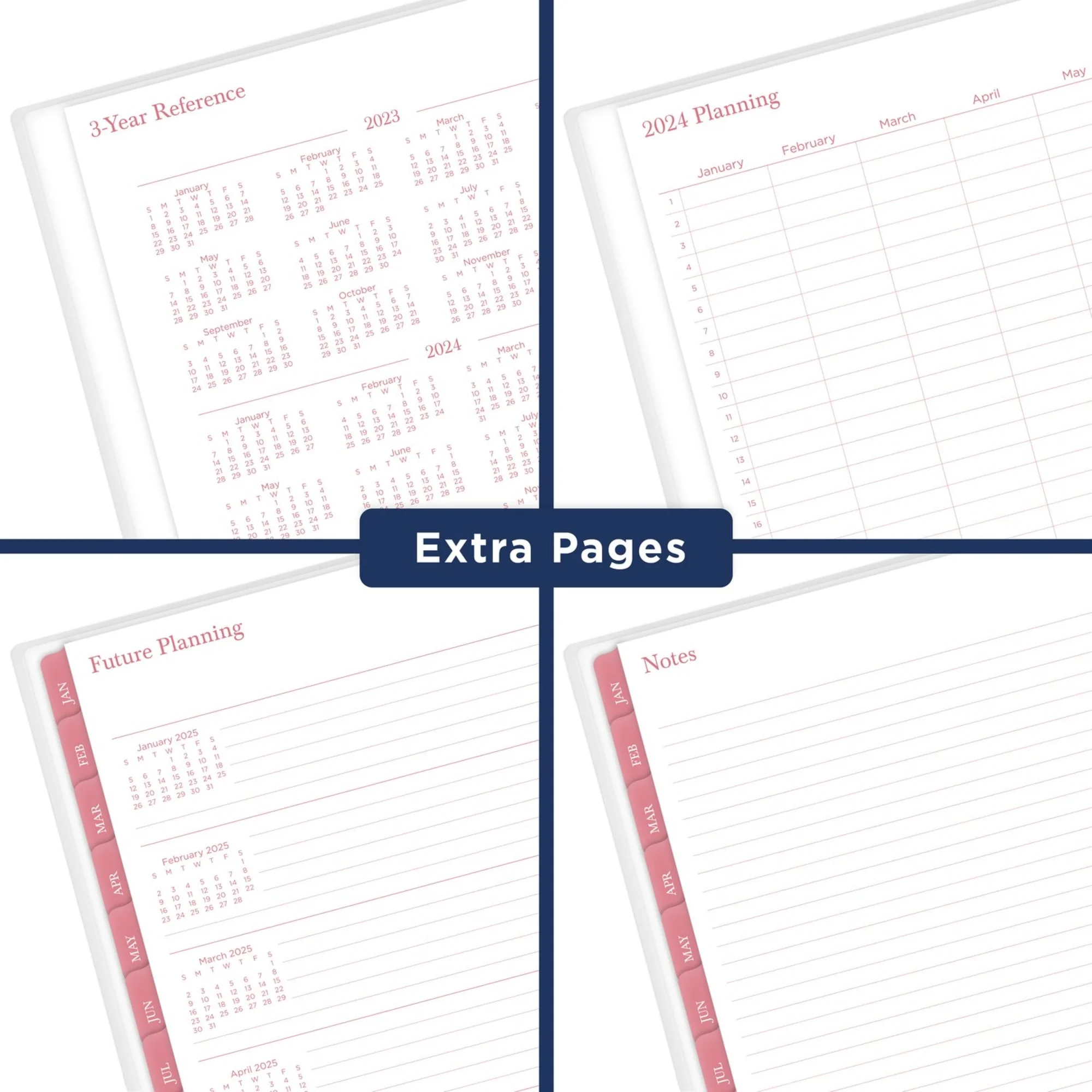 Cambridge Thicket 2024 Weekly Monthly Planner Large 8 12 x 11 - Planners