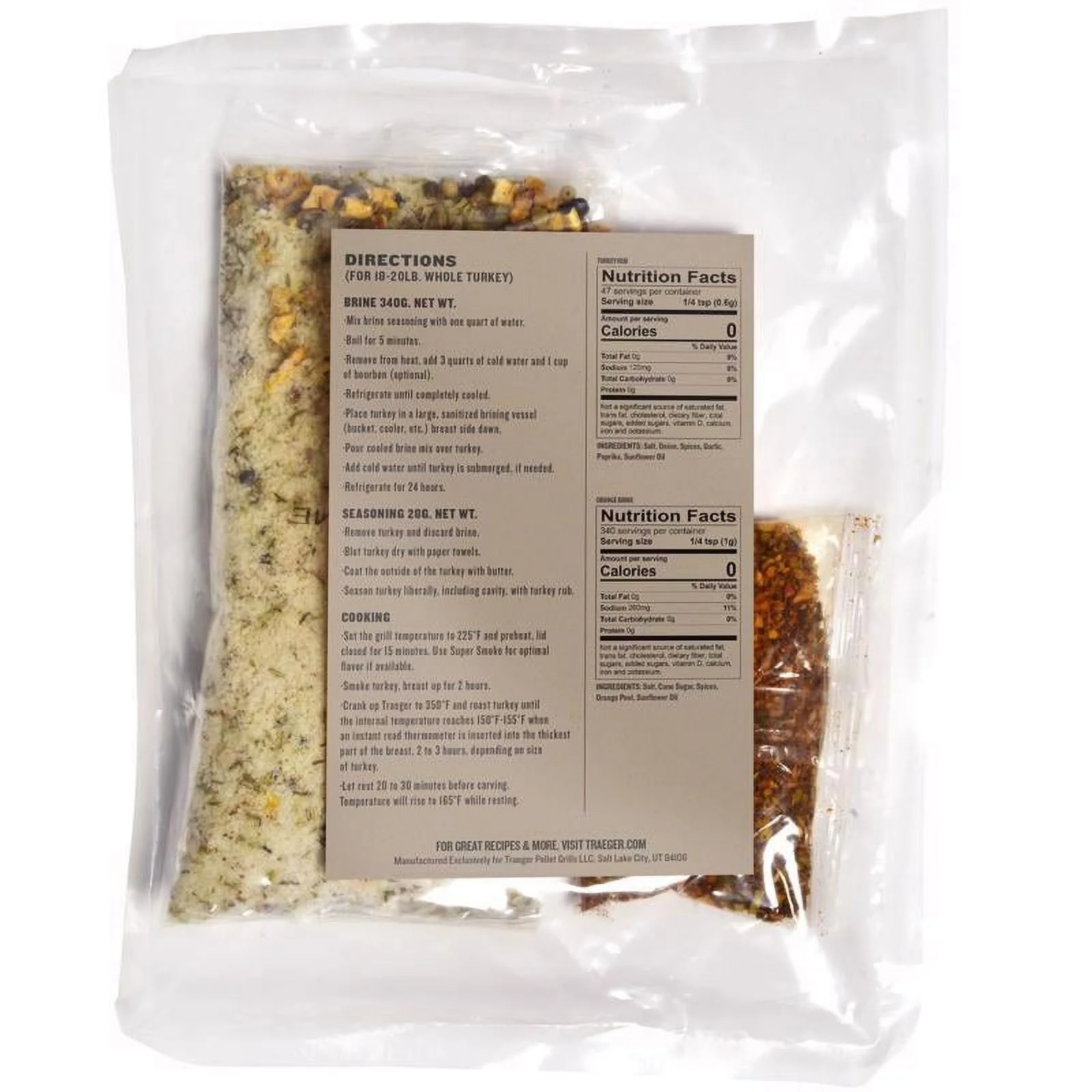 Traeger Signature Spices Orange Brine & Turkey Rub