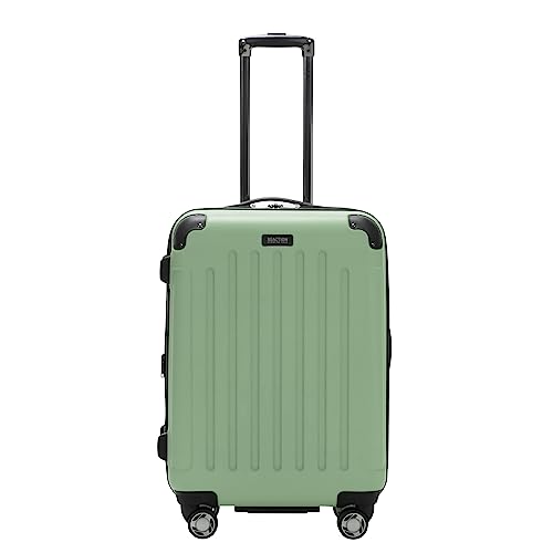 Kenneth Cole REACTION Renegade Luggage Expandable 8-Wheel Spinner Lightweight Hardside Suitcase, Navy Blue, 20-Inch Carry On