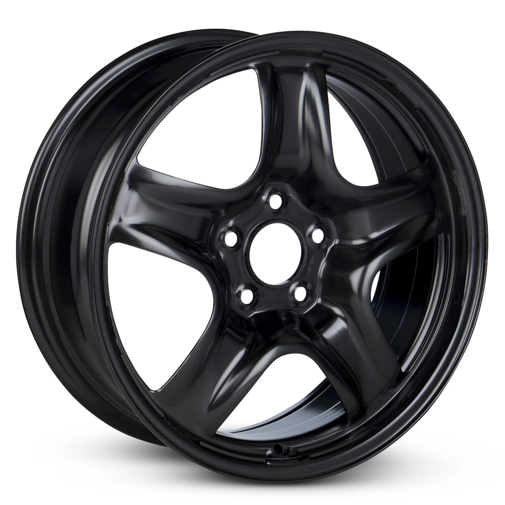 For 2014-2020 Jeep Cherokee 17 Inch Painted Black Rim - OE Direct Replacement - Road Ready Car Wheel