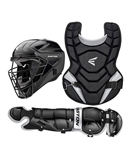 Easton | Black Magic 2.0 Baseball Catcher's Set | Sizes - Junior (Ages 6-8) / Youth (Ages 9-12)