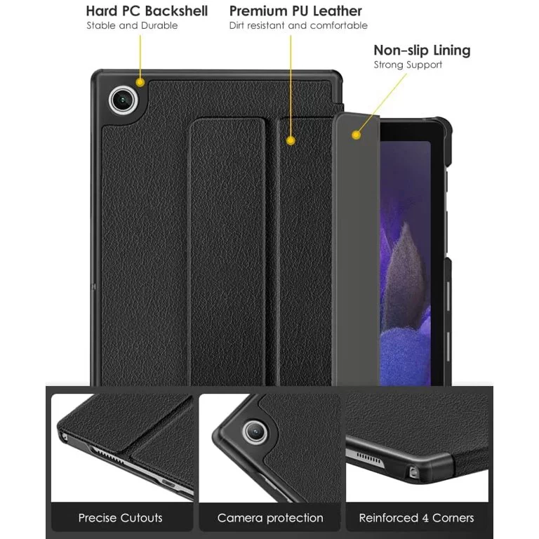 Samsung Electronics Galaxy Tab A8 Android Tablet, 10.5 inch LCD Screen, 3GB RAM, 32GB Storage, Dark Gray with Mazepoly Accessories