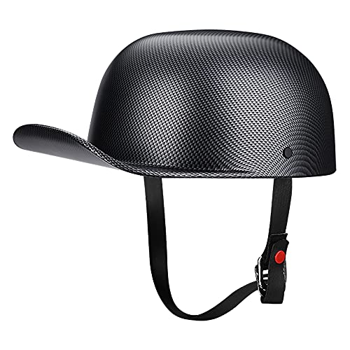 Yesmotor Baseball Style Cap Motorcycle Helmet Unisex-Adult - DOT Approved