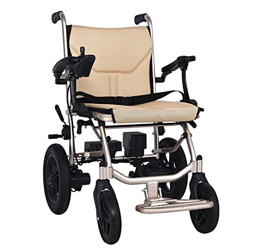 Lightweight Electric Power Wheelchair for Adults and Seniors 380W Motor Portable Travel Wheel Chairs Can Support 220 Pounds for Adults and Seniors