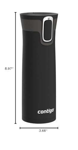 Contigo AUTOSEAL West Loop Vacuum-Insulated Stainless Steel Travel Mug with Easy-Clean Lid 20 oz Sake
