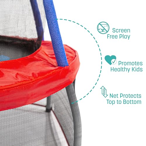 Skywalker Trampolines Mini Trampoline with Enclosure Net