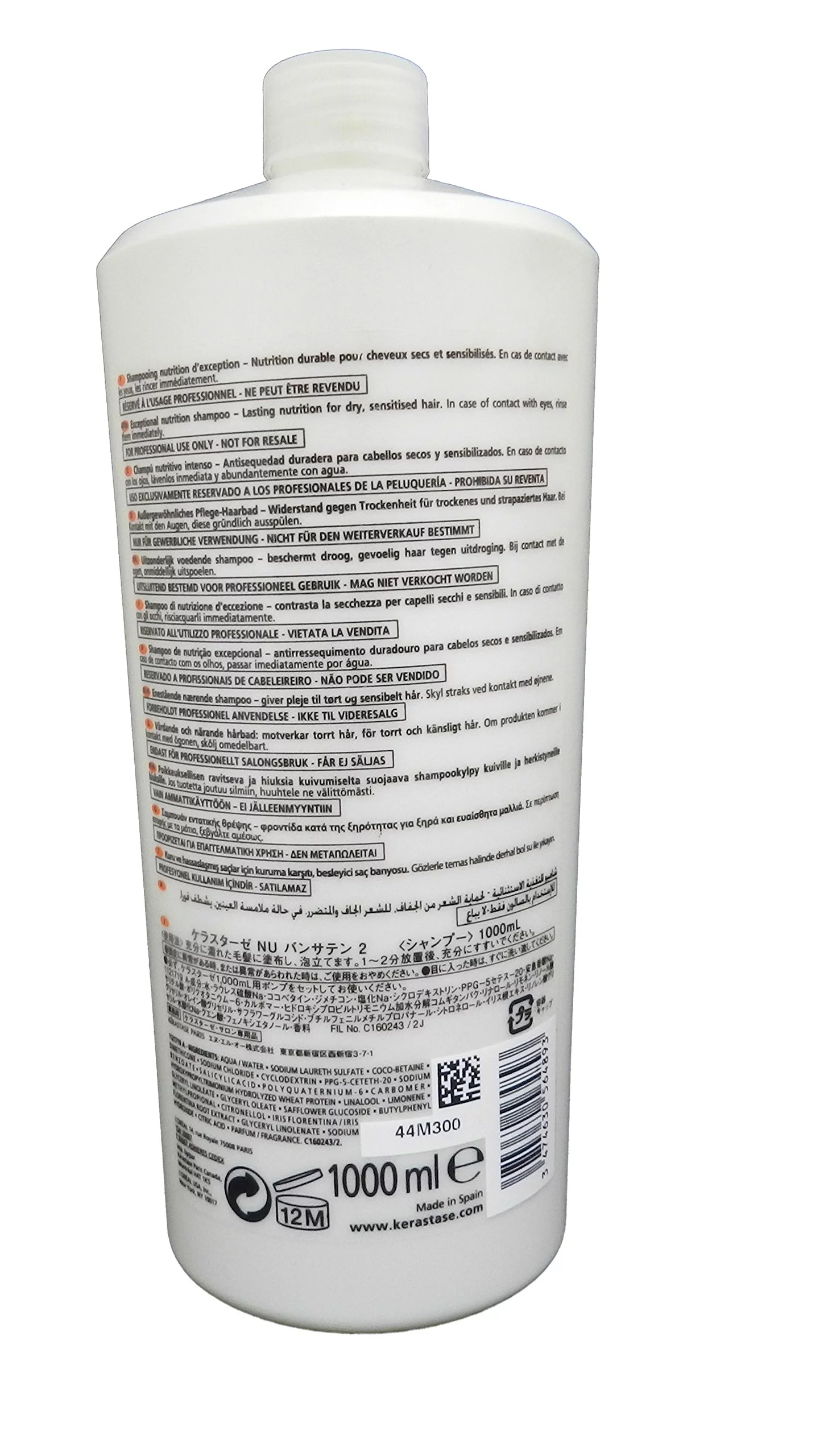 Kerastase Nutritive Bain Satin 2 Shampoo, 34 oz