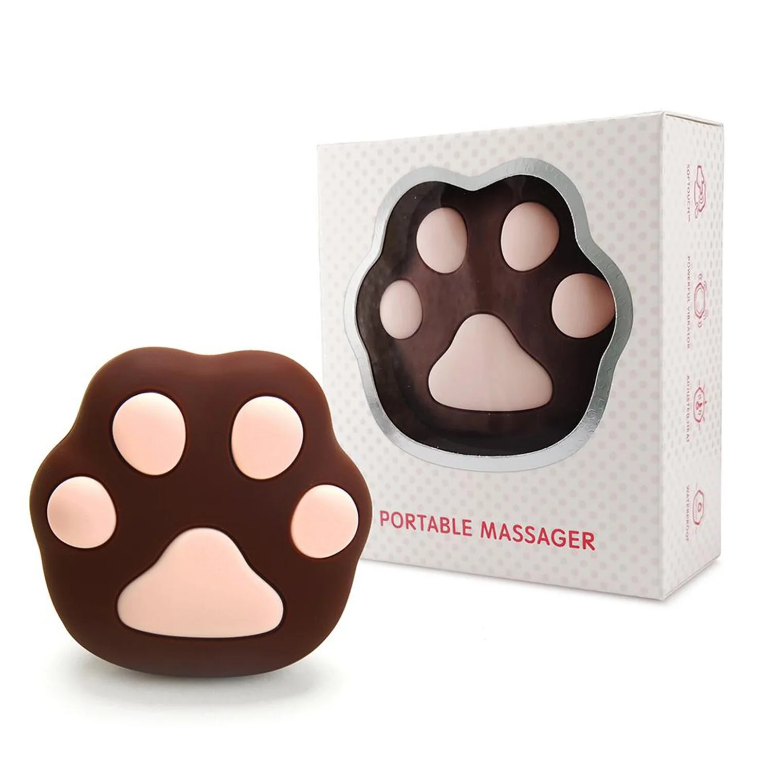 Iobanana Catpaw Vibrator - # Black  1 pc