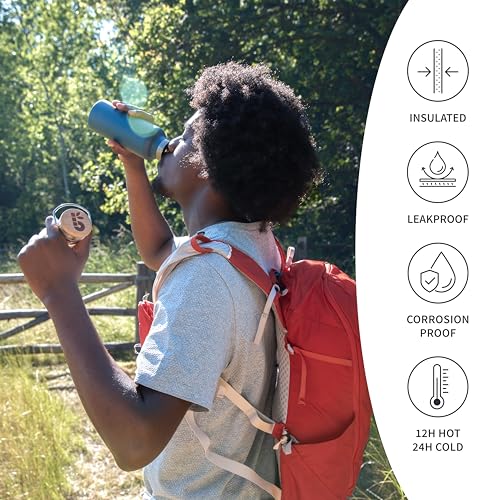 Bambaw 32 oz Water Bottle | Insulated Water Bottles | Water Bottle Stainless Steel | Insulated Travel Water Bottle | Insulated Water Bottle | Stainless Steel Water Bottles | 1 Liter Water Bottles