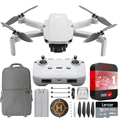 DJI Mini 4K Drone Quadcopter with Camera for Adults, Under 249 g, 3-Axis Gimbal Stabilization, 10km Video Transmission, Auto Return, Wind Resistance, 31-Min Flight Bundle with Deco Gear Accessories