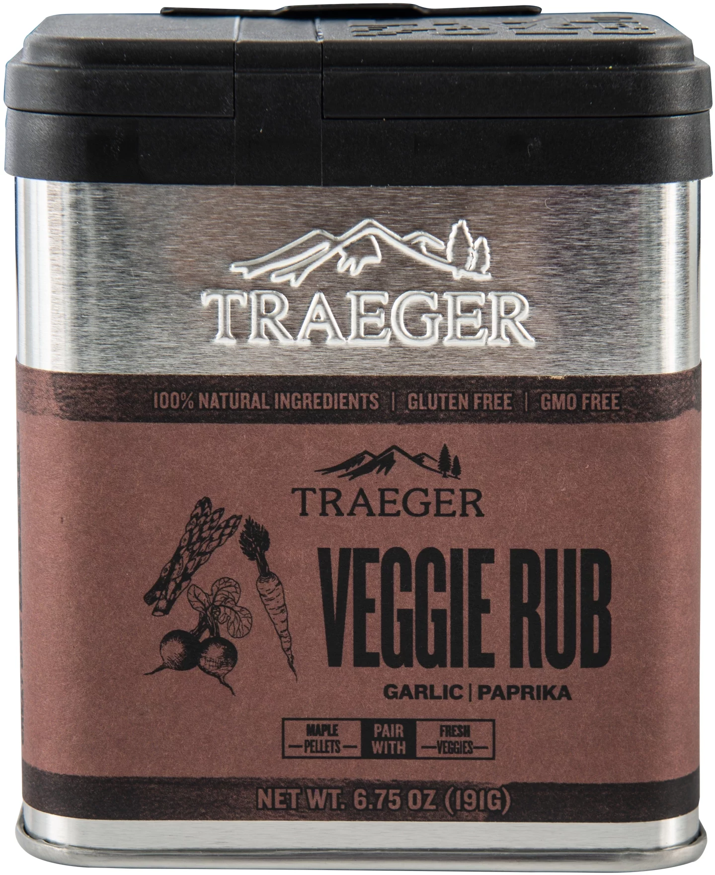 Traeger Pellet Grills 6.75oz Veggie Rub with Garlic and Paprika