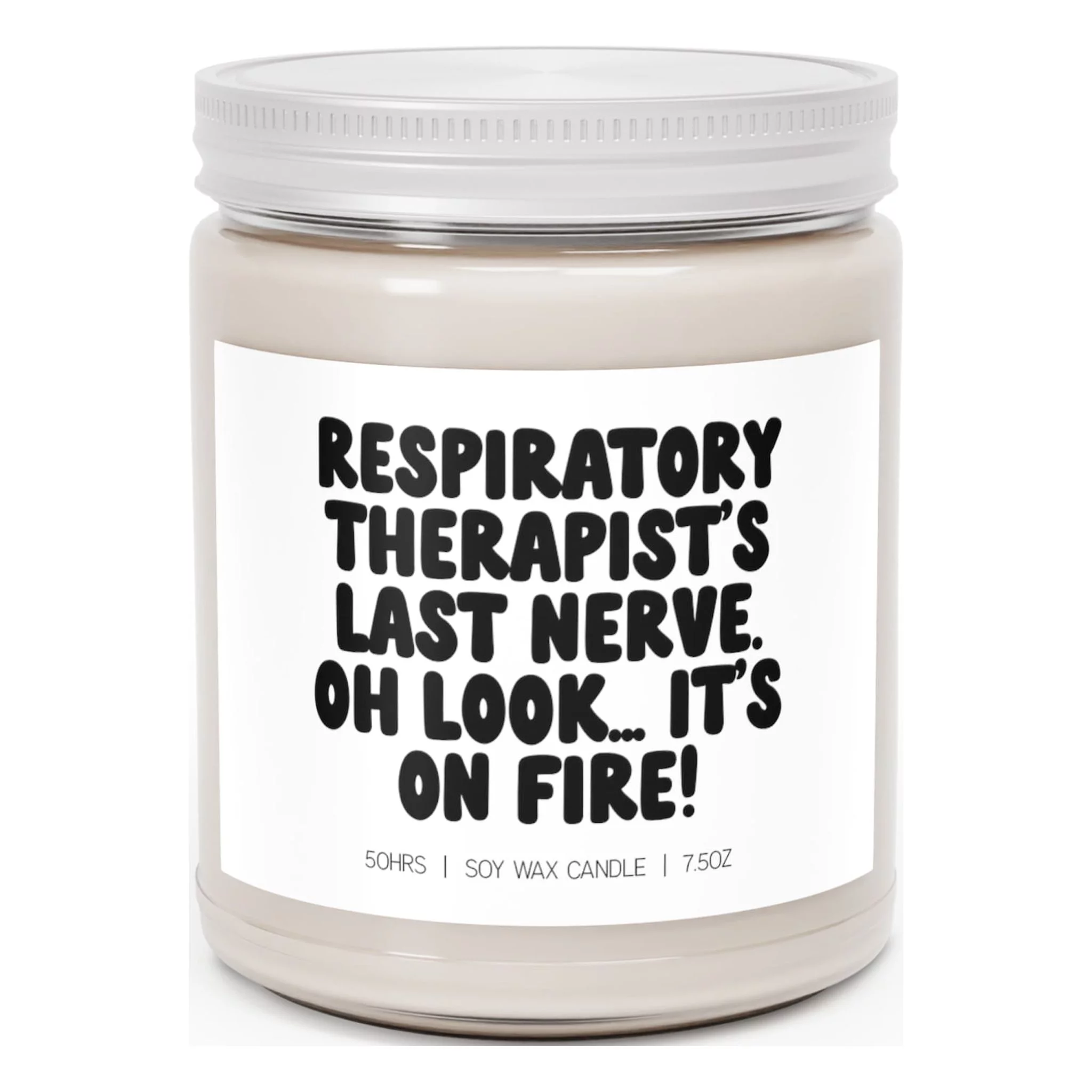 22Gifts Respiratory Therapist RT last nerve Graduation Candle, Gifts, Decor