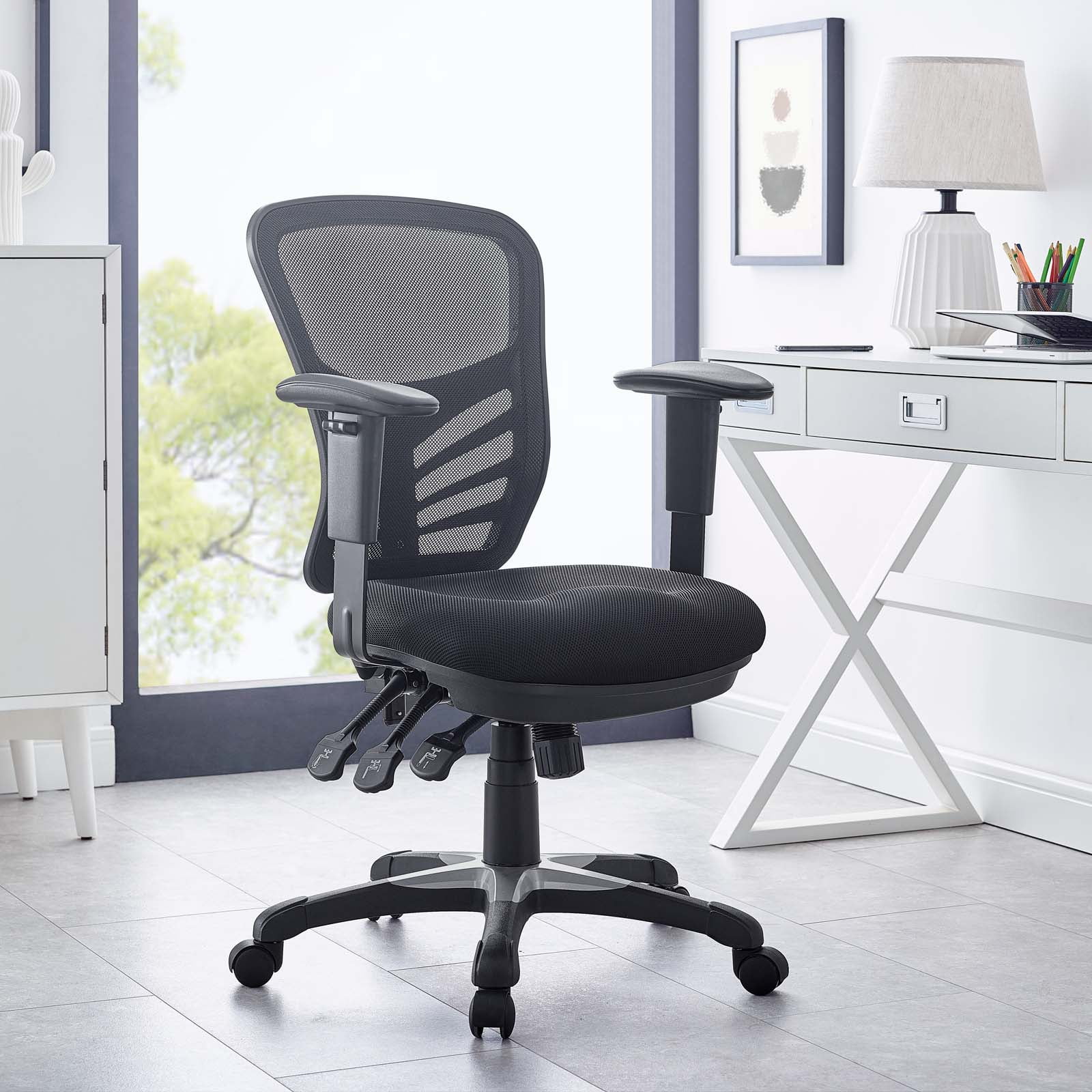 Modway Articulate Mesh Office Chair in Black