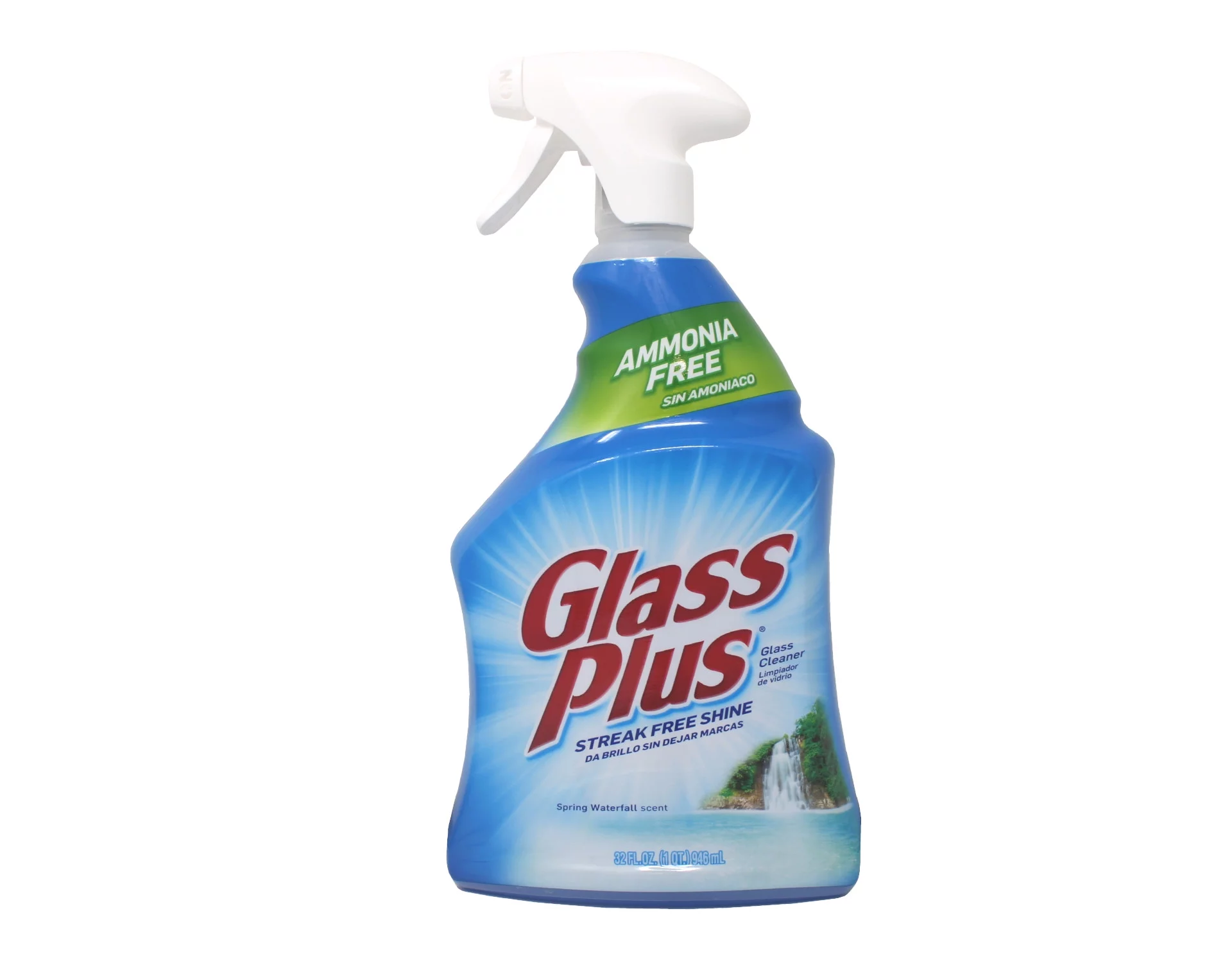 4 Pack Glass Plus Glass Cleaner Streak Free Shine, Spray Ammonia-Free 32 Oz Each