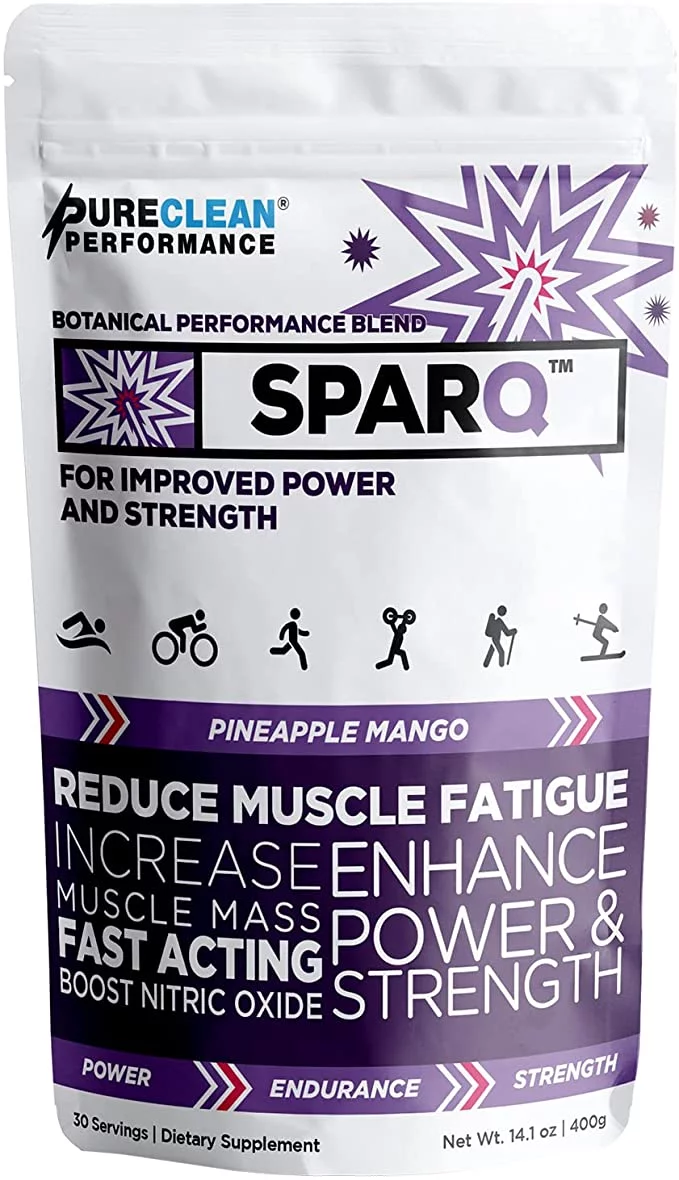 SPARQ All-Natural Pre-Workout Powder, Natural Energy, PureClean Performance