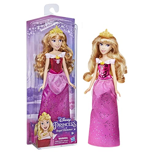 Disney Princess Royal Shimmer Rapunzel Doll, Fashion Doll with Skirt and Accessories, Toy for Kids Ages 3 and Up