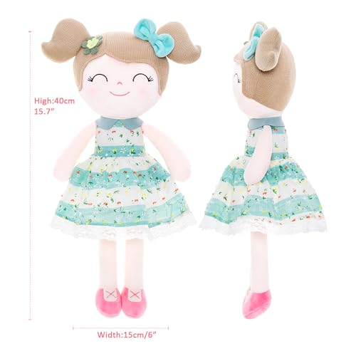 Gloveleya Baby Girl Gift First Baby Doll Plush Doll Print Sunflowers